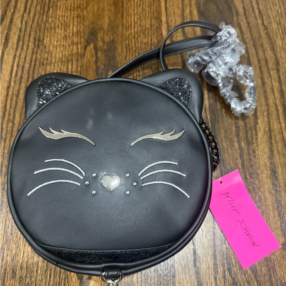 Betsey Johnson Black Cat Halloween Handbag